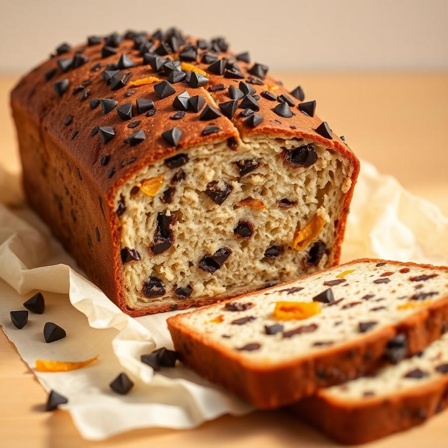 Chocolate & Candied Orange Rice Bread