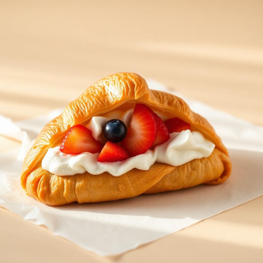 Fruits Cream Croissant
