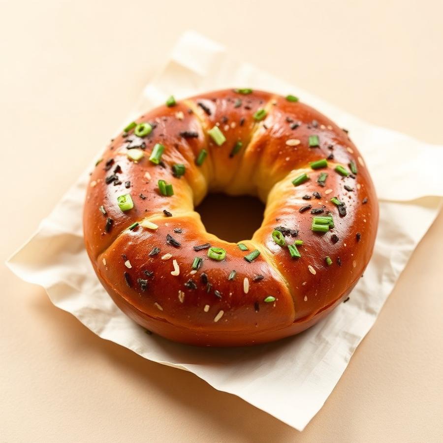Scallion Lye Bagel